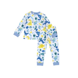 Chicco Pižama modra/turkizna/rumena/bela