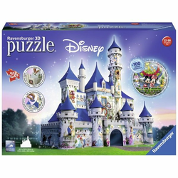 Ravensburger Disney sestavljanka 3D Pravljični grad, 261 delna