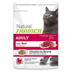 Trainer Hrana za odrasle mačke Natural Adult, Govedina - 1.5 kg