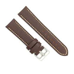 Kožni kaiš Diloy 20mm DIL376.2 Tamno braon boja
