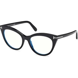 Tom Ford Ženski okvir za dioptrijske naočare Blue block 0FT6091-B 153, Crni