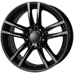 Uniwheels platišča 5x120  ET32  7.5x17  UNIWHEELS X10 črna 72.6 ( BMW X1. X3 )