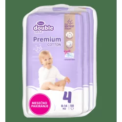 VIOLETA plenice Cotton 4 Maxi (174/1) + vlažilni robčki