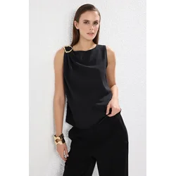 Trendyol Milla Ženska bluza Tprss25Bz00003, Crna