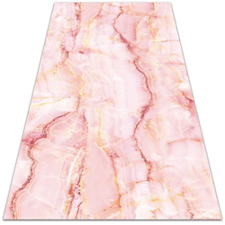 Decormat Zunanji tepih Roza marmor 100x150 cm