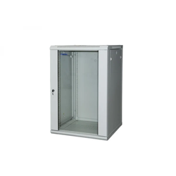 18U/19 rek orman nazidni Netiks W6618, staklena vrata sa bravom, dim. 600x600x900mm (ŠxDxV), prednj