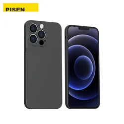 Pisen Maska za mobilni telefon iPhone 13 Pro, Crna