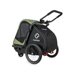 HAMAX Pluto M Prikolica za pse green black