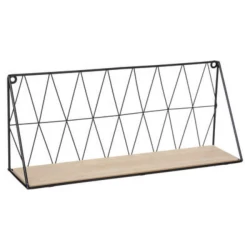 ATMOSPHERA Zidna polica 47.9x12.5x20cm crna