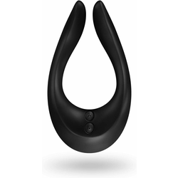 SATISFYER Vibrator za parove Endless Joy, Silikonski, Crni