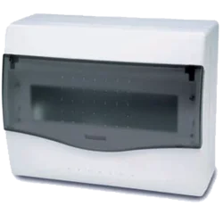Famatel Kutija za osigurače nadžbuk, 8/10 osigurača, providna, IP40 - 3608-W-M-KN/8-10