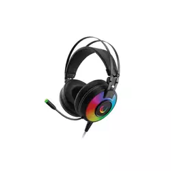 RAMPAGE slušalice Alpha-X RGB, crne