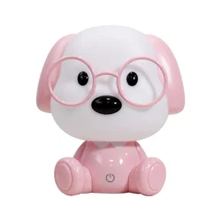 ONLI - LED prigušiva dečija noćna lampica PUPPIES LED/3W/230V 20 cm pas/ružičasta