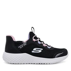Skechers Patike za devojčice Bounder-Simple Cute, Slip-Ins, 303585L-BLK, Crno-roze