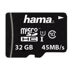 microSDHC 32GB Class 10 UHS-I 45 MB / s