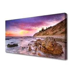 tulup.si Slika na platnu Morje stones landscape 120x60 cm