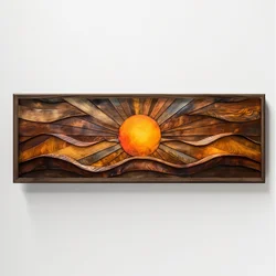 Wallity Slika HUM035, 120x40x3,5cm