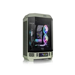 Thermaltake kućište za računar Thermaltake The Tower 300, micro ATX, zeleno