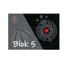 Kick blok za crtanje br.5 Partizan akvarel