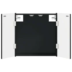 Kabinet za mete ALKMAAR Crna 52,5 x 10,5 x 53,5 cm
