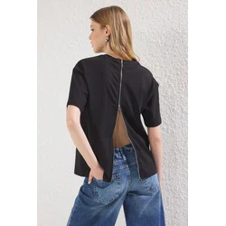 Trendyol Milla Ženska majica TWOSS24TS00272, Crna