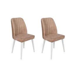 Hanah Home Set stolica Alfa-493 V2, 62x75x51.5 cm, 2 komada, Bež