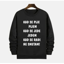 MAFIMI Duks Kad se radi ne smetam, Crni