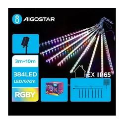 Aigostar - LED solarni lanac 384xLED/13m IP65 višebojan