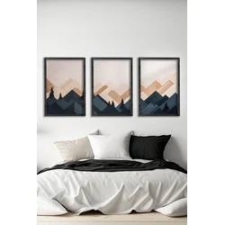 Wallity Slika Ersy3Syhcrv47, 3 dela, 34 x 49 cm