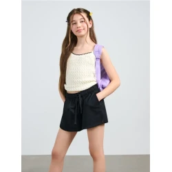 Sinsay - Kratke pantalone - crno