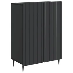 Kreveta Crna 66 x 34,5 x 92 cm Konstruirano drvo