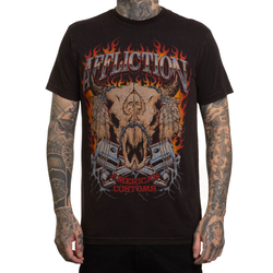 Hardcore majica moška - AMERICAN EXHAUST - AFFLICTION - A27878-BBLV