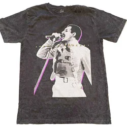 Freddie Mercury Glow (Wash Collection) Black L Majica