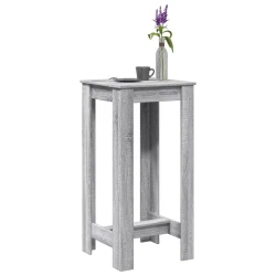 Barski stol siva boja hrasta 51x50x103,5 cm konstruirano drvo