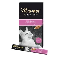 Miamor Pasta za mačke za izbacivanje dlaka slad, 6x15g