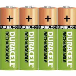 Duracell NiMH akumulatorska baterija Duracell, tipa AA, 1.300 mAh, 1,2 V, 4 komada, HR6, HR06, CEF8