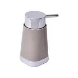 Doza za milo Tendance 6234165 PVC/krom, sivorjava