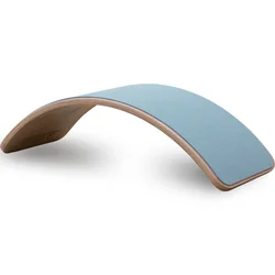 HANAH HOME Drvena balans daska Wavy Board Natural Blue