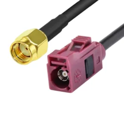 shumee Pigtail FAKRA D vtičnica/SMA-RP vtič RG58 5m
