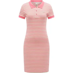 Ragwear Obleka Colaro zelena/roza/bela