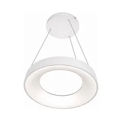 LED luster na sajli DRAX LED/32W/230V 4000K prečnik 38 cm beli