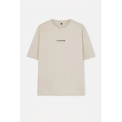 Trendyol Muška majica Tmnss23Ts00171, Siva