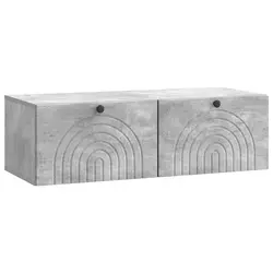 TV ormar za zid Betonska siva 99 x 41 x 30 cm Konstruirano drvo