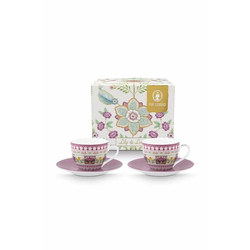 Pip Studio  Komplet skodelic in krožnikov  Lily & Lotus 120 ml 2-pack
