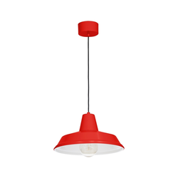 Luster na sajli CLASS 1xE27/15W/230V crvena
