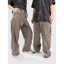 Poetic Collective Split Jeans grey wash denim
