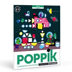 POPPIK Panorama od nalepnica: Svemir