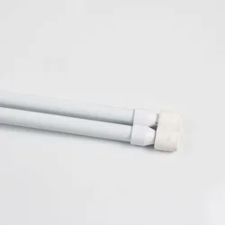 Vitraža sa silikonskim krajevima bela 80-110cm 2kom