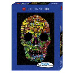Heye - Puzzle Burgerman - Doodle Skull - 1 000 kosov