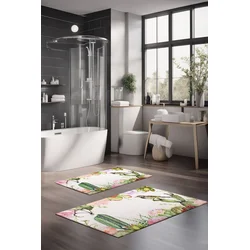 Lessentiel Maison Set prostirki za kupatilo CT-5208, 2 Komada, Šarena